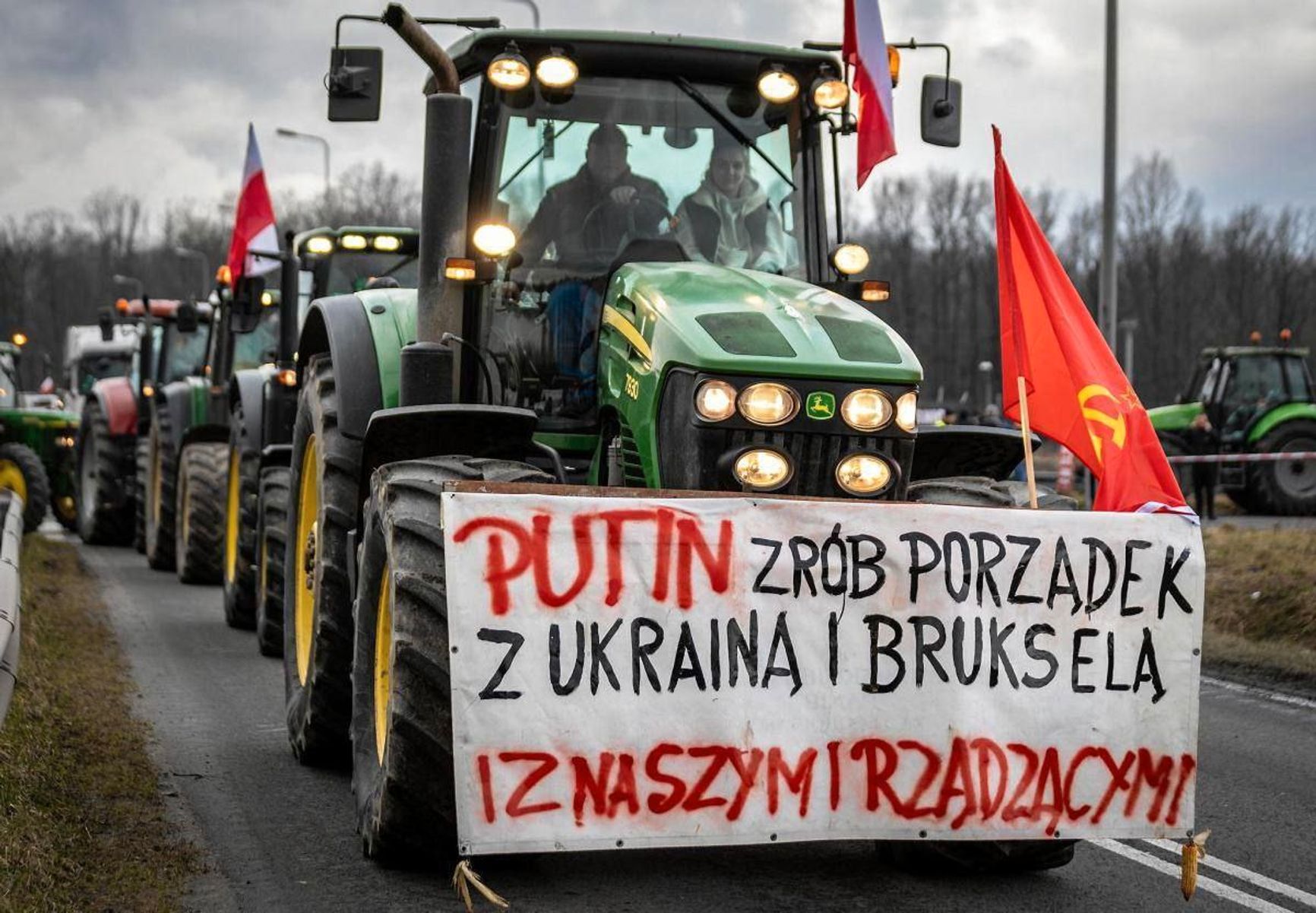 Протест польских фермеров 