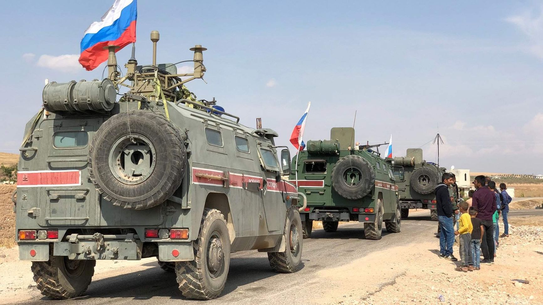 Russian soldiers in Syria